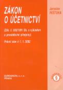 Kniha: Zákon o účetnictví   EUROUNION - Právní stav k 1.1.2002 - Jaroslav Peštuka