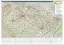 Nástenná mapa: Česká republika nástěnná mapa - automapa