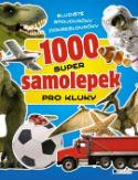 Kniha: 1000 super samolepek pro kluky - Bludiště, spojivačky, dokreslovačky - Eva Brožová