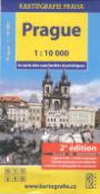 Skladaná mapa: Praha mapa turistických zajímavostí - 1:10 000