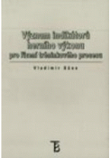 Kniha: Význam indikátorů herního výkonu pro řízení tréninkového procesu - Vladimír Suss