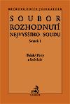 Kniha: Soubor rozhodnutí Nejvyššího soudu sv.1 - František Balák