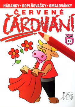 Kniha: Červené čárování - Hádanky, doplňovačky, omalovánky - Cristian Van den Daele