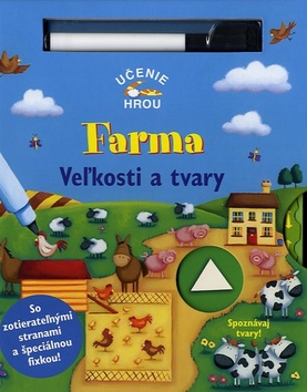 Kniha: Farma Veľkosti a tvary - So zotierateľnými stranami a špeciálnou fixkou! - Mike Adams