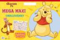 Kniha: Medvídek Pú Mega maxi omalovánky - Uvnitř navíc 104 veselých samolepek