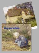 Kalendár: Old Aquarelles - nástěnný kalendář 2013