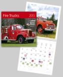 Kalendár: Fire Trucks - nástěnný kalendář 2013