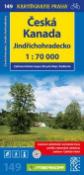 Skladaná mapa: Česká Kanada, Jindřichohradecko 1:70 000 - Cykloturistická mapa č. 149