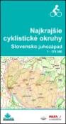 Skladaná mapa: Najkrajšie cyklistické okruhy Slovensko juhozápad 1 : 175 000