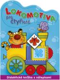 Kniha: Lokomotiva pro čtyřleté - Didaktická knížka s nálepkami