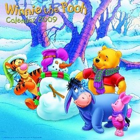 Kalendár: Winnie the Pooh 2009 - nástěnný kalendář - Medvídek Pú (poznámkový)