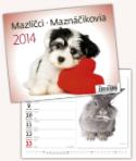 Kalendár: Mazlíčci 2014 - stolní kalendář - miniMax