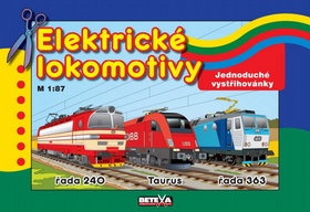 Ostatné: Elektrické lokomotivy - Vystřihovánky
