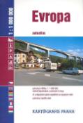 Kniha: Evropa autoatlas - 1 : 1 000 000