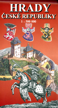 Knižná mapa: Hrady České republiky - 1:500 000 - Jaroslav Staněk, Jaroslava Staňková