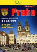 Kniha: Praha kapesní plán 1:15 000 - Town plan, Stadtplan, plan goroda (česko, anglicky, německy, rusky)