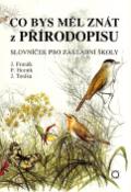 Kniha: Co bys měl znát z přírodopisu - slovníček pro základní školy - Jiří Froněk, neuvedené