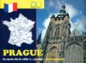 Knižná mapa: Prague la carte de la ville 1:15 000 + carte postale - Praha centrum do kapsy