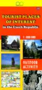 Knižná mapa: Tourist Places of Interest in the Czech Republic - 1:800 000