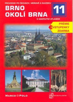 Kniha: Brno okolí Brna - s mapovým atlasem - Petr David, Vladimír Soukup