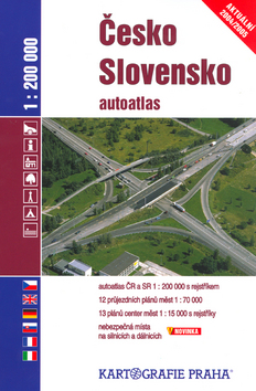 Kniha: Česko a Slovensko - Autoatlas 1:200 000 - Radek Hlaváček, Stanislava Klustová