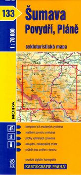 Kniha: Šumava, Povydří, Pláně 1:70 000 - č. 133
