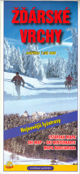 Knižná mapa: Žďárské vrchy 1:50 000 - zimní lyžařská mapa