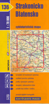 Kniha: Strakonicko, Blatensko 1 : 70 000 - č. 136, Cyklomapa