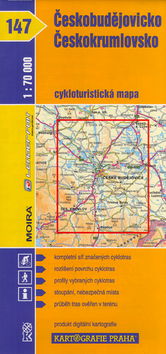 Kniha: Českobudějovicko, Českokrumlovsko 1 :70 000 - č. 147, Cyklomapa
