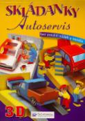 Kniha: Skládanky Autoservis 3D - bez použití nůžek a lepidla