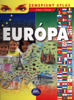 Knižná mapa: Európa Zemepisný atlas - neuvedené, Róbert Čeman