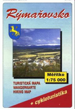 Skladaná mapa: Rýmařovsko 1:75 000 - nakladatelství JENA 1997