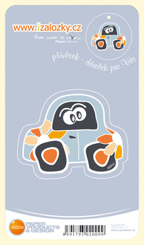 Ostatné: Průsvitná záložka Autíčko - PZ 002