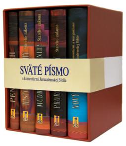 Kniha: Komplet 5 ks Sväté písmo s komentármi Jeruzalemskej Biblie - Pentateuch Historické knihy Múdroslovné knihy Prorocké knihy Nový zákon