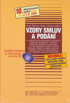 Kniha: Vzory smluv a podání + CD - Vzory podle nového správního řádu a k registrovanému partnerství - Milan Holub