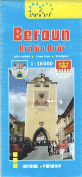 Skladaná mapa: Beroun 1:16 000 - Plán města