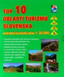 Kniha: TOP 10 oblastí turizmu Slovenska - podrobný turistický atlas 1 : 25 000