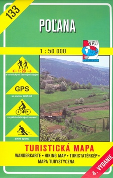 Skladaná mapa: Poľana 1:50 000 - 133 Turistická mapa - autor neuvedený