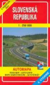 Skladaná mapa: Slovenská republika 1:250 000 - Automapa Road map Autokarte Mapa samochodowa Autotérkép - autor neuvedený