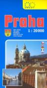 Skladaná mapa: Praha 1 : 20 000 - plán města ; legenda v ČJ, A, N, F, R