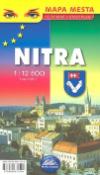 Skladaná mapa: Nitra 1 : 12 500 - mapa mesta city map stadtplan
