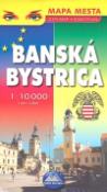 Skladaná mapa: Banská Bystrica 1: 10 000 - mapa mesta city map stadtplan