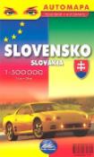 Skladaná mapa: Slovensko Slovakia 1: 500 000 - Automapa Road map Autokarte