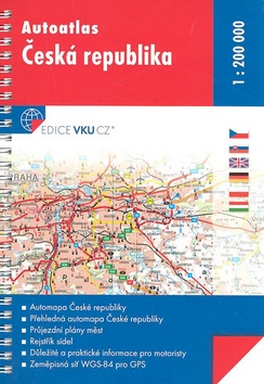 Knižná mapa: Autoatlas Česká republika - 1 : 200 000
