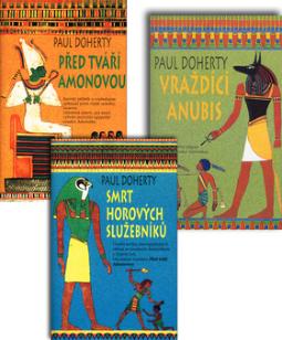 Kniha: Balíček 3ks Před tváří Amonovou+Smrt Horových služebníků+Vraždící Anubis - Paul Doherty