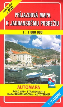 Skladaná mapa: Príjazdová mapa k Jadranskému pobrežiu 1 : 100 000 - Automapa