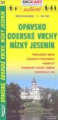 Skladaná mapa: Opavsko Oderské vrchy Nízký Jeseník 1:100 000 - 221 Turistická mapa