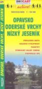 Skladaná mapa: Opavsko Oderské vrchy Nízký Jeseník 1:100 000 - 221 Turistická mapa