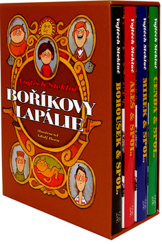 Kniha: Komplet 4ks Boříkovy lapálie - Adolf Born, Vojtěch Steklač