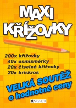 Kniha: Maxikřížovky - oranžové - Karel Mader